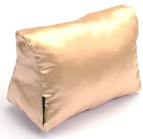 Vista 5 de Almohada de satén de lujo para bolsa de lujo en champán compatible con el bolso de diseñador Speedy 25