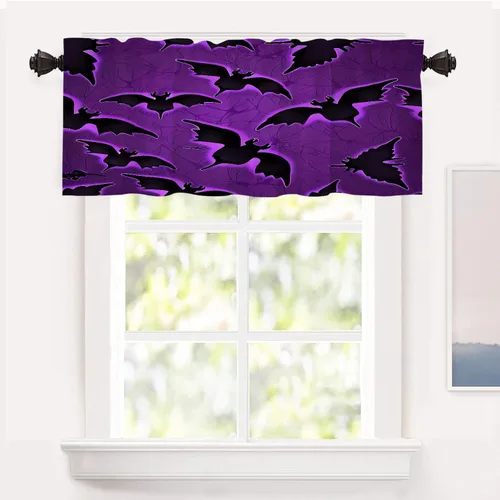 Vista 107 de Shrahala Cortinas blancas S inspiradoras para ventanas de cocina, cortinas negras con palabras cristianas para cafetería, cortinas opacas