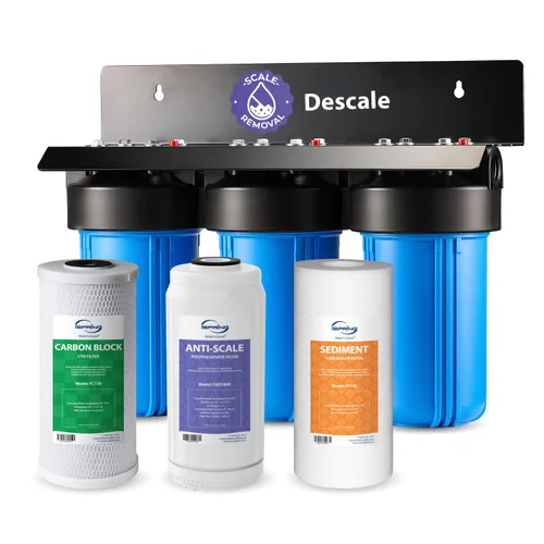 Vista 20 de iSpring WGB31B-KSNC - Sistema de filtro de agua para toda la casa, probado por SGS para eliminar hasta el 94.4% de la cloramina, la filtración de 3