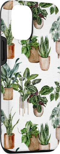 Vista 3 de iPhone 15 Amante de plantas de interior mamá señora Jardinería Boho Case