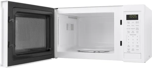Vista 3 de GE hornos microondas de mostrador, Pequeño, Blanco