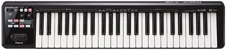 Vista 3 de Roland Controlador de teclado MIDI ligero de 49 teclas, negro (A-49-BK)