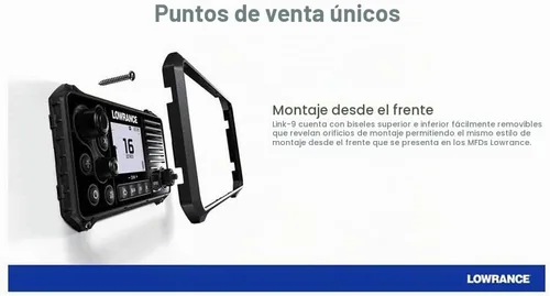 Vista 6 de Lowrance - Radio marítima VHF, DSC, AIS-RX, Link-9