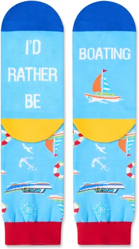 Vista 3 de Zmart Funny Baseball Softball Hockey Soccer Boating Gifts for Men Women, Unisex Novelty Ice Field Hockey Rugby Socks