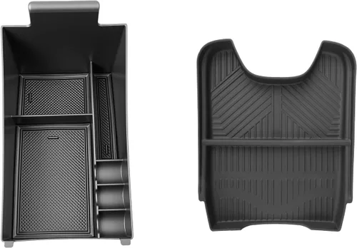 Vista 16 de SHAOHAO 2 unidades para Honda HR-V 2026 2027 Organizador de consola central y organizador inferior para Honda HR-V HRV 2023 2024 2025 2026 2027