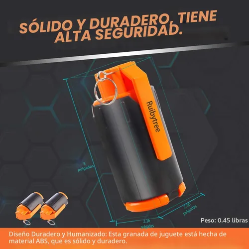 Vista 4 de Ruibytree CS Juguete táctico de plástico para Nerf Rival Battle Game, cs Foam Bullet Ball G renade (2 paquetes)
