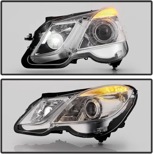 Vista 5 de ACANII - Para [HID/Xenon w/AFS] 2010-2013 Mercedes Benz E350 E550 Sedán/Wagon Proyector Faros Faros Izquierdo+Derecha