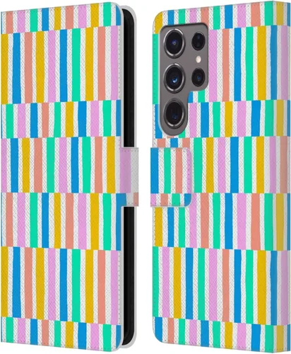 Vista 37 de Head Case Designs Officially Licensed Ninola Brushstrokes Multi Colorful Leather Wallet Case Compatible with Samsung Galaxy A07 4G