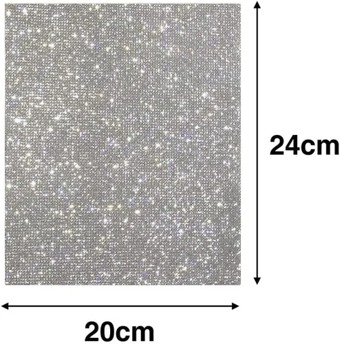 Vista 9 de Lámina de diamantes de imitación para decoración de automóvil, calcomanías de diamantes de imitación autoadhesivas, lámina de pegamento de gemas