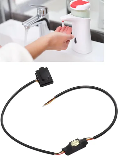 Vista 2 de Sensor de reflexión de grifo con sensor de movimiento infrarrojo inteligente para pulidor de zapatos, lámpara de espejo frontal DC12V