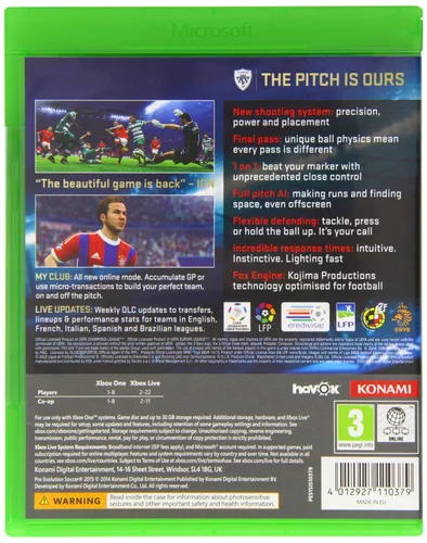 Vista 2 de Pro Evolution Soccer 2015 (Xbox One) (UK IMPORT)