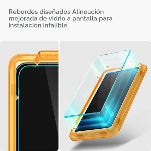 Vista 6 de Spigen GlasTR AlignMaster - Protector de pantalla de vidrio templado para Galaxy S23 FE