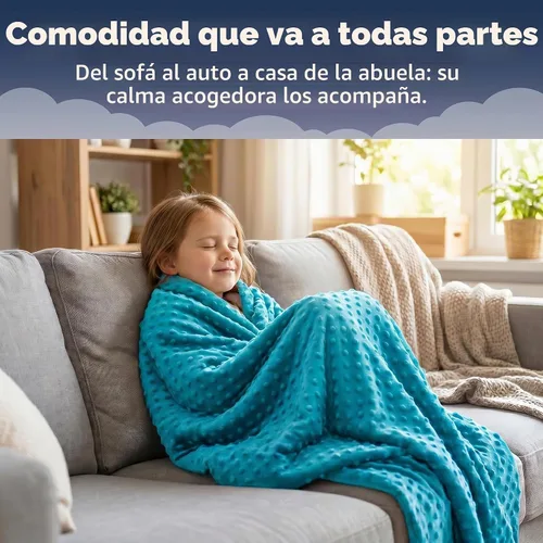 Vista 7 de Hazli - Manta con funda extraíble (48 x 72 pulgadas)