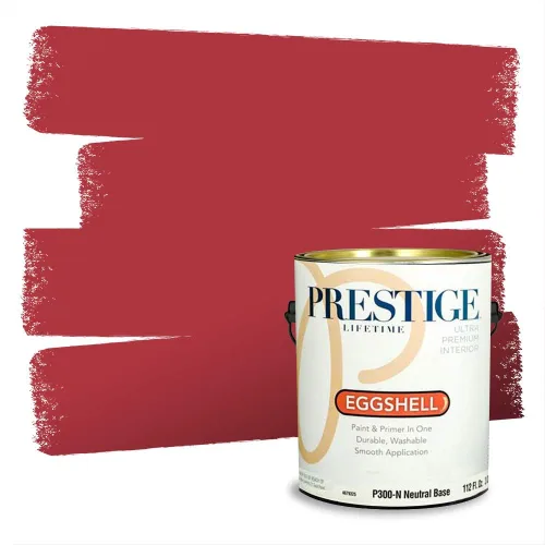 Vista 116 de Prestige Paints Pintura exterior e imprimación en uno, 1 galón, plano, coincidencia comparable de Valspar* Amber Rose*