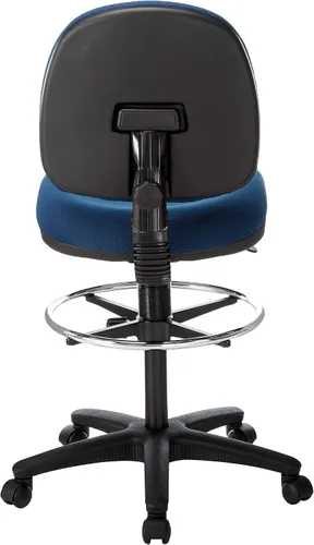 Vista 5 de Lorell 80010 Taburete ajustable para tareas múltiples, 24 pulgadas x 24 pulgadas x 40-1/2 pulgadas x 50-1/2 pulgadas, azul