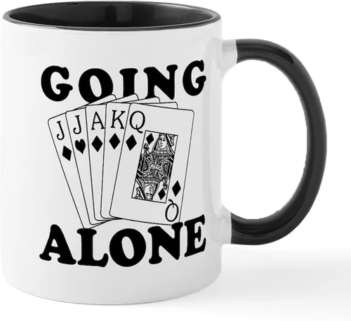 Vista 11 de CafePress Euchre Champ Mugs Taza de café de cerámica de 11 oz (11.0 fl oz)