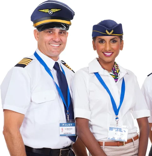 Vista 3 de Yewong piloto y azafata sombrero piloto de vuelo asistente accesorios de disfraces para Halloween pareja disfraz Cosplay fiesta