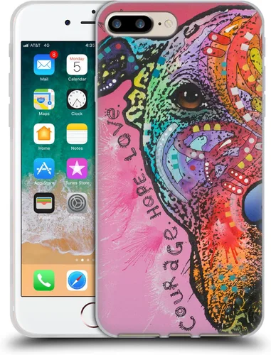 Vista 200 de Oficial Dean Russo perros 3 suave funda de Gel para Apple Iphone 7 Plus/8 Plus, Amy