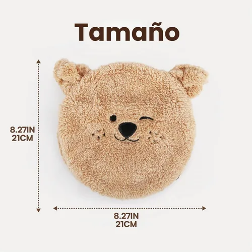 Vista 2 de ALL FOR PAWS Almohadilla térmica para gatos para microondas con 2 fundas, almohadilla térmica para mascotas para gatitos, cama térmica para mascotas