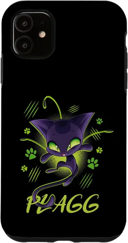 Vista 7 de iPhone 13 Miraculous Ladybug Kwamis Collection con funda Plagg