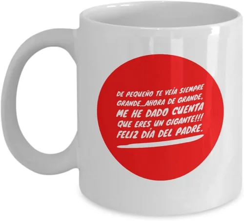 Vista 5 de Regalo para Papa Taza de Cafe Padre Vaso, taza café divertidas, tazas personalizadas, taza de café inspiradoras, taza con mensajes positivos., 11onza