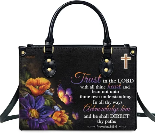 Vista 11 de Bolsos de Cuero Jesuspirit para Mujeres - Bolsos de Biblia, Bolso Religioso - Regalos Cristianos para Mujeres - Regalos del Día de la Madre