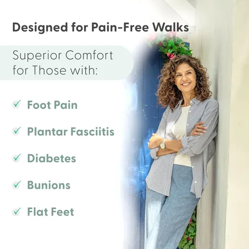 Vista 2 de Orthofeet Sandalias ortopédicas Carrie de cuero ajustable para mujer