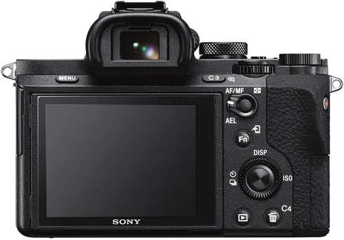 Vista 7 de Sony Cámara sin espejo a7 II con lente de 1.102-2.756 in (ILCE7M2K/B) + bolsa + tarjeta de 64 GB + lector de tarjetas + trípode flexible + correa