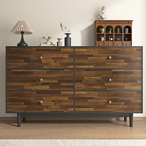 Vista 7 de Papel de contacto marrón oscuro para encimeras, papel de contacto de madera para armarios, tablones de madera extraíbles, papel tapiz de vinilo