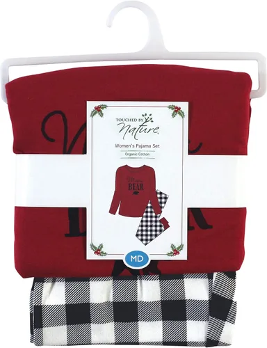 Vista 3 de Touched by Nature - Pijamas navideñas familiares a juego, Pijamas de día festivo, S