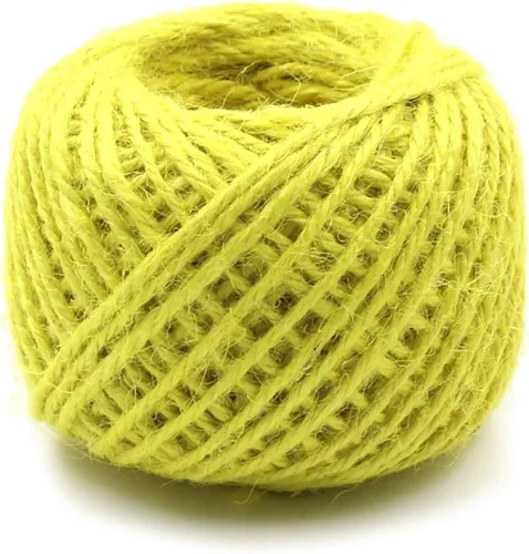 Vista 34 de Cuerda de yute verde de 54 yardas/rollo de 0.079 pulgadas, cuerda de cáñamo, cuerda gruesa fuerte, envoltura de cuerda gruesa, boda, manualidades