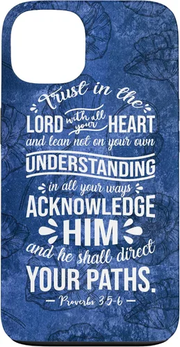 Vista 7 de Trust in Lord with All Your Heart Proverbio 3:5-6 - Carcasa cristiana para iPhone 17