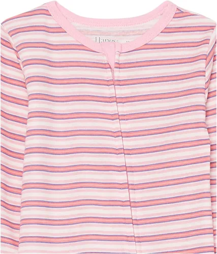 Vista 10 de Hanes Pijama Baby Sleep N' Play Ultimate Zippin (2 unidades), Blanco