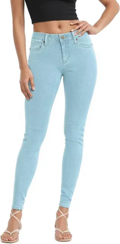 Vista 27 de Hybrid & Company Women's Stretch Denim Jeans Aguamarina