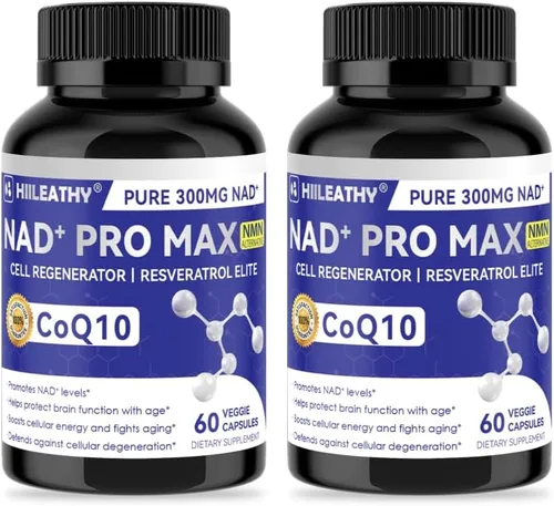 Vista 8 de Suplemento NAD+ para hombres y mujeres con resveratrol y CoQ10 promueve la regeneración celular y el NAD+ antienvejecimiento fabricado en Estados