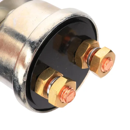 Vista 8 de Interruptor maestro de desconexión de batería de 12-48V, interruptor de corte de energía de batería de alta corriente de 200A con placa frontal