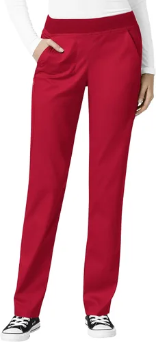 Vista 10 de Wink PRO Women's Knit Waist Cargo Scrub Pant Negro