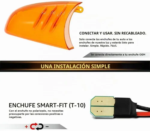 Vista 6 de Luces de señal de giro LED ámbar con lente ámbar para espejo lateral para Buick Rainier 2004-2007, Chevrolet Trailblazer GMC Envoy 2002-2009
