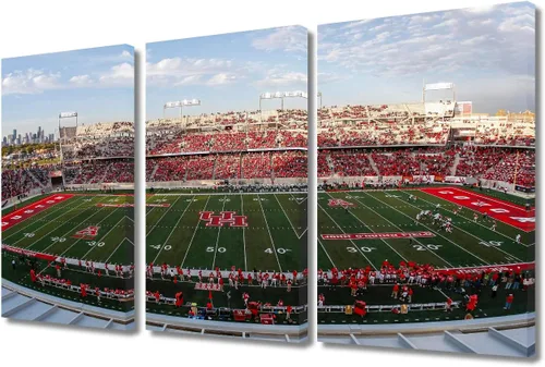 Vista 13 de Lincoln - Lienzo decorativo para pared, diseño de campo financiero de Filadelfia, paisaje de estadio de fútbol de Filadelfia, decoración de pared