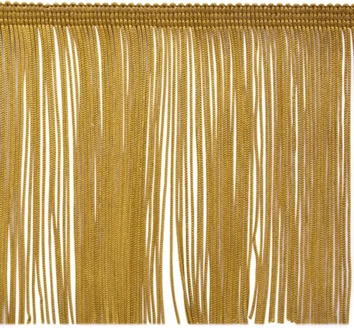 Vista 45 de Trims by The Yard Borde de flecos de cadeneta de 6 pulgadas, poliéster, decorativo, versátil para C rosa rubor (corte de 5 yardas)