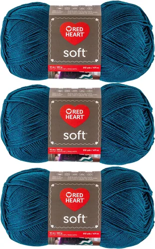 Vista 13 de Red Heart Lana suave, Azul Real - E728-9851