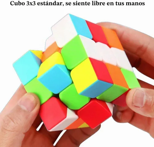 Vista 4 de Cubo de velocidad 3x3, rompecabezas de cubo 3x3 juguetes educativos