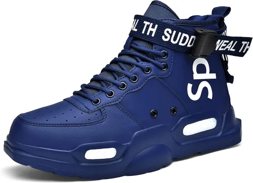 Vista 2 de Ahico Zapatos deportivos de moda para hombre, zapatos deportivos para caminar, deportivos, casuales, elegantes, para hombre