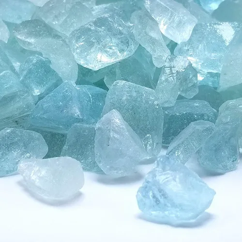 Vista 28 de (5 libras de mezcla de cobalto y azul de primera calidad, para interiores y exteriores, vidrio de fuego triturado para interiores y exteriores