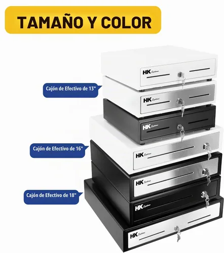 Vista 9 de HK SYSTEMS Cajón de efectivo resistente negro de 13 pulgadas con apertura "Push", 4B5C con soporte de metal para montaje debajo del mostrador