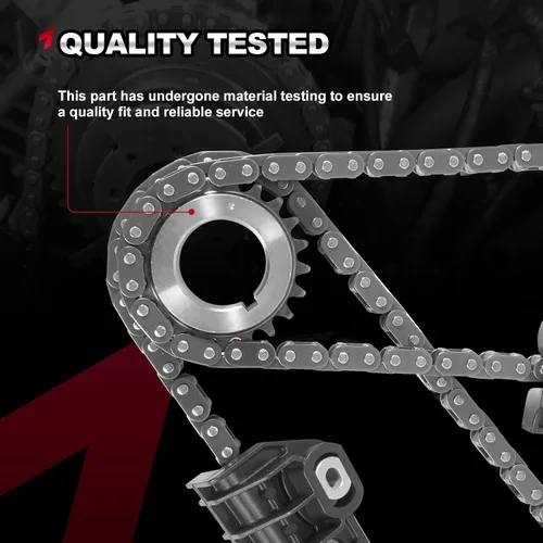 Vista 6 de Kit de cadena de distribución de motor 5.4L Juego de reparación de fase de levas Compatible con Ford Expedition, F-150, F-250, F-350 Super Duty