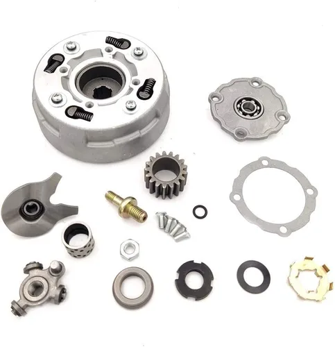 Vista 6 de Conjunto de embrague de 17 dientes para semi automático, 50 cc, 70 cc, 90 cc, 110 cc, 125 cc, motor de moto de cross