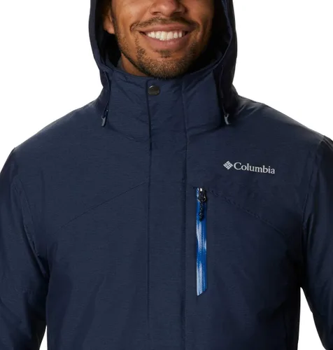 Vista 4 de Columbia Chaqueta Last Tracks para hombre, Collegiate Navy Melange, talla L