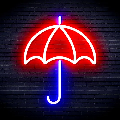 Vista 22 de ADVPRO Paraguas Flex Silicona LED Neon Sign - Púrpura - st16s33-fnu0016-p