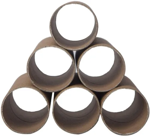 Vista 4 de Paquete de 120 tubos de cartón grueso para manualidades, rollos de manualidades, tubos redondos de cartón, tubos de manualidades, rollos de papel